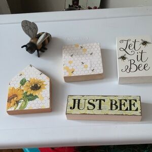Bee Themed Decorative Blocks